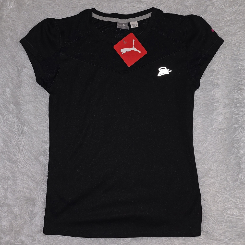 New Puma Women's Classic Black Tee sz xl (16)